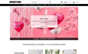 Webseite von marryandyou.de